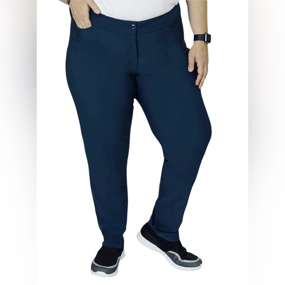 Sportive Plus, Slim Max Plus Size Pants, 20W, Navy 🏌️‍♀️ - Picture 6 of 11